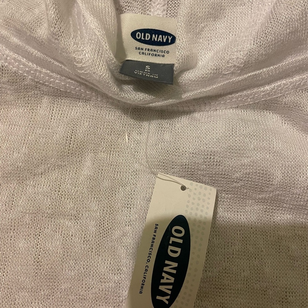 Old Navy sheer hooded top-small NWT - Picture 4 of 6